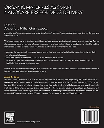 Organic Materials as Smart Nanocarriers for Drug Delivery (Pharmaceutical Nanotechnology)