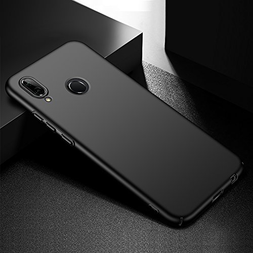 ORNARTO Funda Huawei P20 Lite, HW P20 Lite Carcasa [Ultra-Delgado] [Ligera] Mate Anti-arañazos y Antideslizante Protectora Sedoso Caso para Huawei P20 Lite(2018) 5.84' Negro