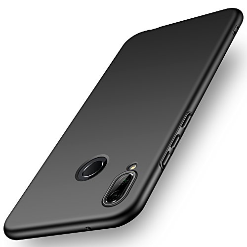 ORNARTO Funda Huawei P20 Lite, HW P20 Lite Carcasa [Ultra-Delgado] [Ligera] Mate Anti-arañazos y Antideslizante Protectora Sedoso Caso para Huawei P20 Lite(2018) 5.84' Negro