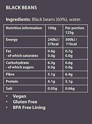 Ortoro - Alubias negras, 400 g (paquete de 12)