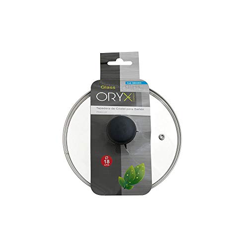Oryx 5023430 Tapadera de Cristal para Sartén 18cm