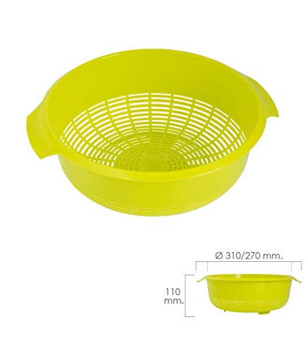 ORYX 5071065 Escurridor/Colador Cocina Ø 27 cm, Verde