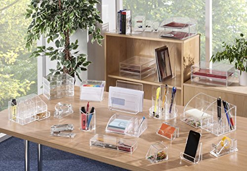Osco A3278  - Organizador de material de escritorio (5 cajones, acrílico), transparente
