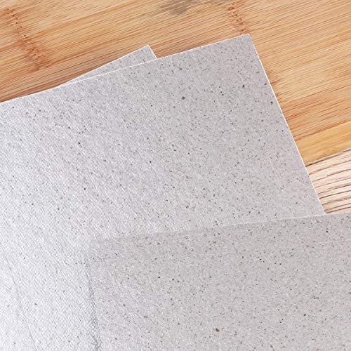 OUNONA 4pcs Mica de Placas Hojas de Microondas Horno Reparación 13 x 13cm