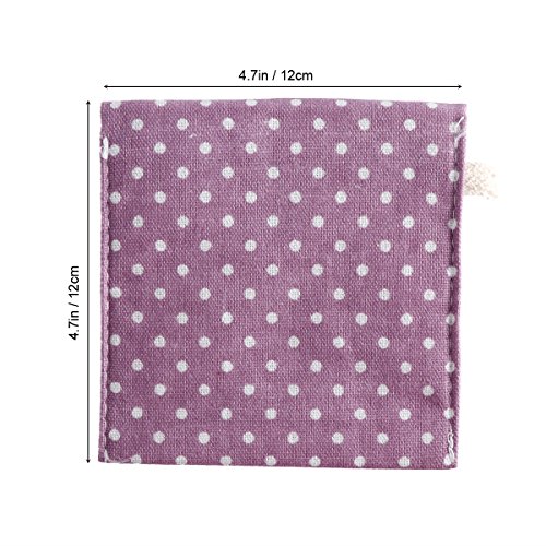 OUNONA Bolsa Organizador para señoras Bolsa de menstruación de Lino para Mujeres Chica (púrpura)