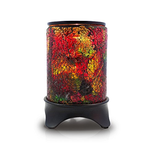 Owlchemy Rainbow - Calentador eléctrico para Tartas (Quemador de Cera con luz y atenuador y Muerte por Aromas de Chocolate, Multicolor, Talla única)