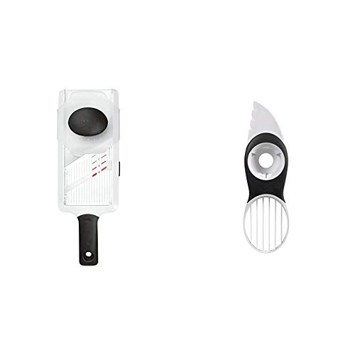 OXO Good Grips Mandolina rodajas c/mango + INOXO.1143380ML, Blanco