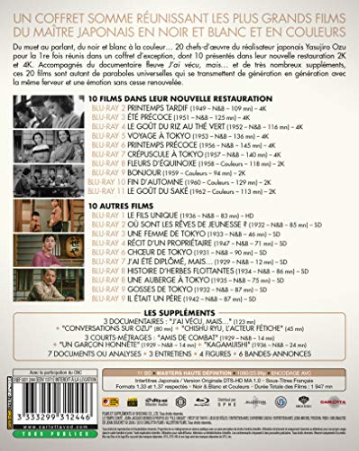Ozu en 20 films [Francia] [Blu-ray]
