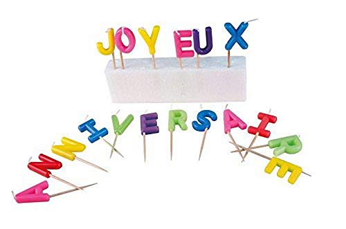 P 'tit payaso – 80011 – Vela letras – cumpleaños feliz