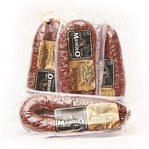 PACK CHORIZO DE LEON 2 PICANTE 2 DULCE (500gr. Aprox/unid.)