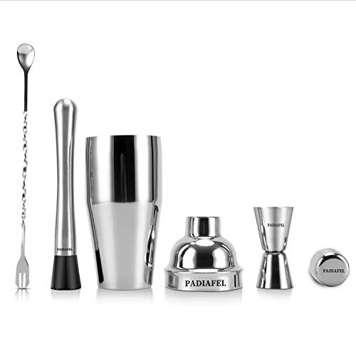 PADIAFEL - Coctelera de bar - Juego de accesorios para coctelera de cóctel (4 piezas)