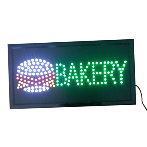 Panadería Neón Luces LED Animado Clientes Atractivo Letrero