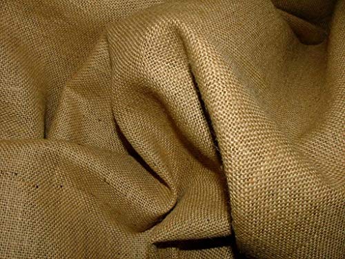 Pandoras Upholstery - Tela de arpillera (10 m), Color marrón