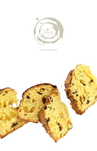 Panettone Italiano clásico, Hecho artesanalmente en Milán según la Receta Tradicional, (1 kg)