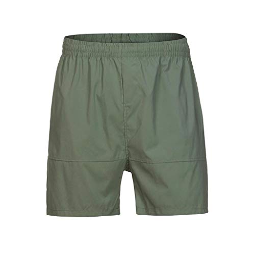 Pantalones Cortos Hombre Chandal Verano 2019 Nuevo SHOBDW Tallas Grandes Corriendo Pantalones Hombre Deporte Bolsillos Color Sólido Transpirable Pantalones de Playa(Verde 2,L)
