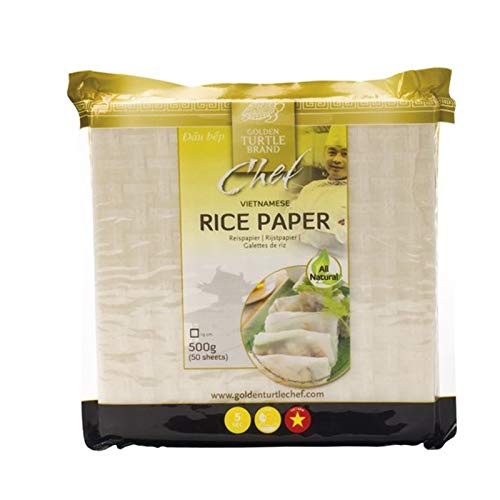 Papel de arroz de 19 cm de diámetro, 50 unidades