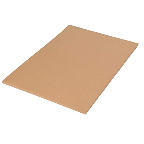 Papel kraft, 50 hojas, DIN A3, cartón natural, alta calidad, Brown Natural Craft Card, cartón kraft 170 g calidad