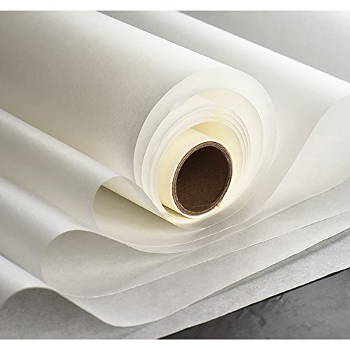 Papel para hornear (33 pies/rollo) de dos caras antiadherente de pergamino para hornear papel de silicio para cocina/galletas/pan/pasteles