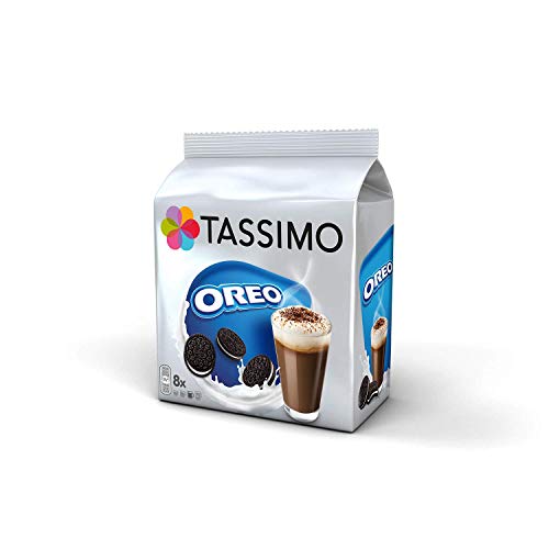 Paquete Tassimo Hot Choco - Vainas Cadbury, Oreo, Milka, Suchard - Paquete de 8 (80 porciones)
