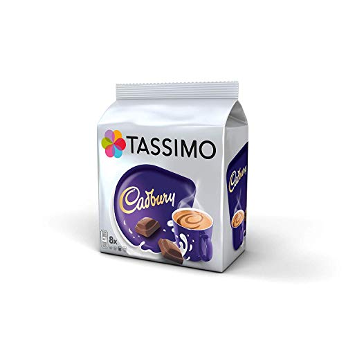 Paquete Tassimo Hot Choco - Vainas Cadbury, Oreo, Milka, Suchard - Paquete de 8 (80 porciones)