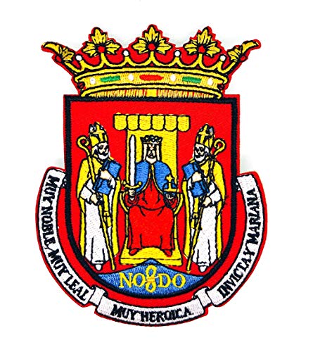 Parche Bordado Termoadhesivo Escudo de la Ciudad de Sevilla 10 cm