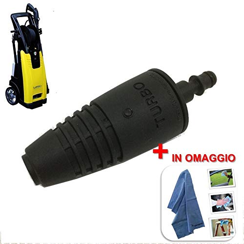 parpyon® Recambios Accesorios para hidrolimpiadora Lavorwash – Fasa conexión rápida de Bayoneta para hidrolimpiadoras de Agua fría + paño Profesional (Turbo)