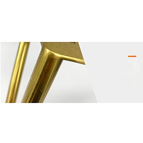 Patas de soporte de muebles ajustables de metal, patas de muebles de bricolaje, textura estable, fuerte carga, duradero, ajustable desde abajo 1-10 mm/dorado / 30 centimetros
