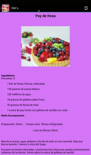 Pateles Recetas y Postres