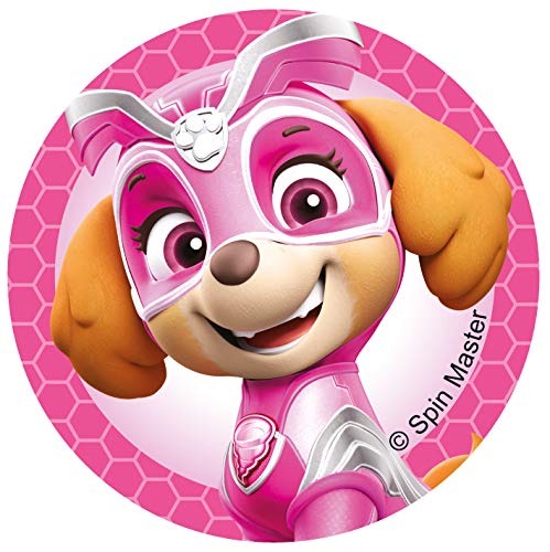Patrulla Canina- Decoración para Galletas Infantiles - Pasta de Azúcar - 12 Mini Discos - 5,8cm