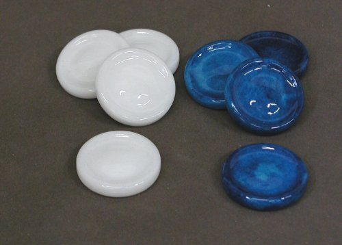 PebbleArt Cuadros de alabastro Azul y Blanco