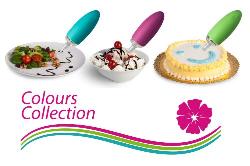 PEDRINI - Bolígrafo decorador PenNovo - Incluye 6 boquillas - Ideal para Decorar Pasteles - Color Violeta