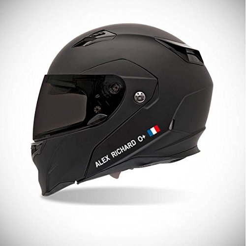 Pegatina autoadhesiva para casco de moto, adhesivo con identidad de colores