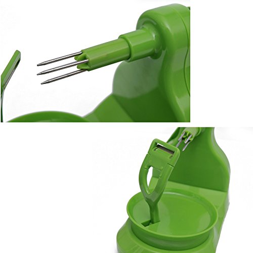 Pelador manual para frutas,Mano manivela pera pequeña máquina de pelar manzana práctica herramienta mano