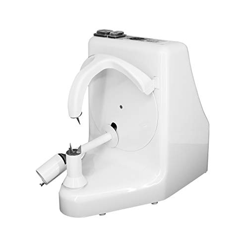 Pelamatic Orange Peel Professional Pela frutas eléctrico, 24 W, Acero Inoxidable, Color Blanco