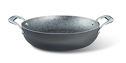 Pensofal Invictum Pen 5508 Sartén Honda Antiadherente 9 Capas, Efecto Piedra, 28 Cm de Diámetro, Vitrocerámica, Inducción, Libre de BPA, Aluminio