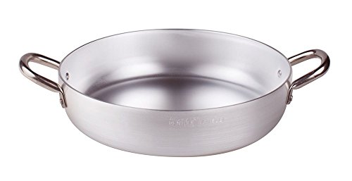 Pentole Agnelli - Cazuela de Aluminio INOX con 2 Asas