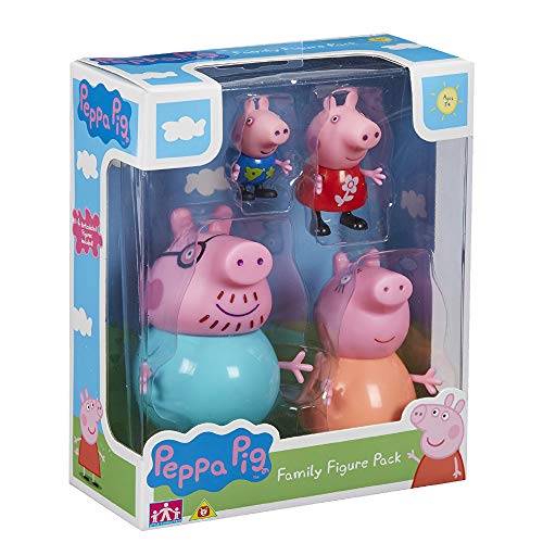 Peppa Pig - Pack de 4 figuras Familia