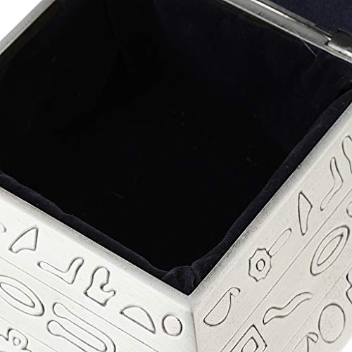 perfeclan Contenerdor de Joyas Caja de Almacenamiento Forma de Pirámide Estilo Retro