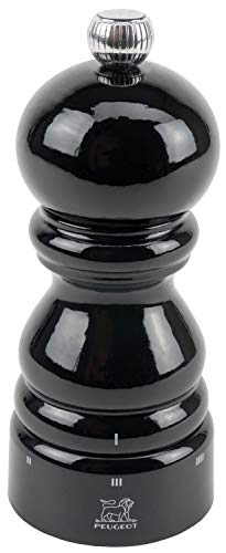 Peugeot 23683 Paris u Select - Molinillo de Pimienta (12 cm), Color Negro Lacado