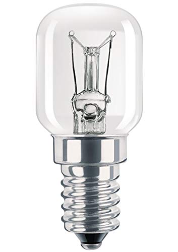Philips Bombilla incandescente para aparatos 8711500249791 - Lámpara (15 W, Electrodoméstico, E14, 1000 h, Transparente, 1 año(s))