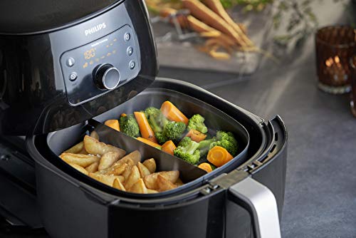 Philips Kit de accesorios Airfryer XXL HD9950/00 - Accesorios para freidora (Philips, Airfryer XXL HD963x, HD965x, Gris, Acero, 240 mm, 240 mm)