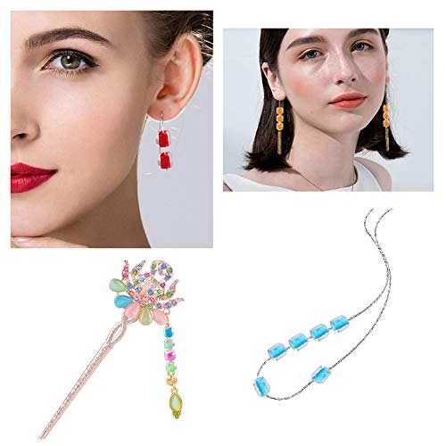 PHOGARY 9000 Piezas de Perlas de Vidrio, Perlas espaciadoras de Pony pequeño, 3 mm Redondo para Manualidades (15 Colores)
