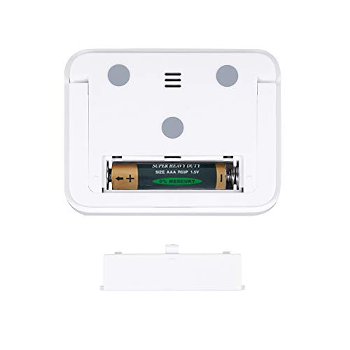 PINGKO - Temporizador digital de cocina, gran dígitos, alarma fuerte, soporte magnético, contador de tiempo y cuenta regresiva (máximo de 99 minutos, 59 segundos), color blanco
