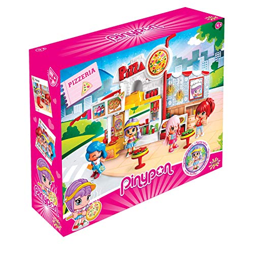 Pinypon - Pizzería con 1 figurita, niños y niñas de 4 a 8 años (Famosa 700014755)