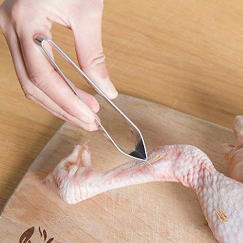 Pinzas de Hueso de Pescado,Fish Bone Pinzas, Removedor de Hueso de Pescado de Acero Inoxidable Pinzas Tirador Pinzas Herramienta de Recogida Craft Hogar Cocina Gadget