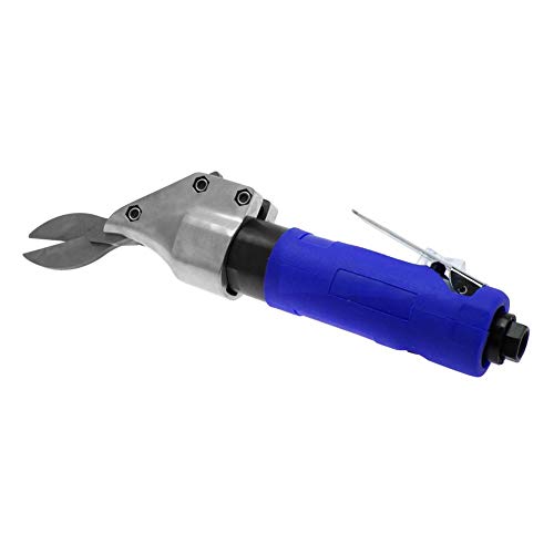 Pinzas neumáticas para prensar aire Tijeras de aire industriales de mano recta Herramienta de corte neumática(Azul)