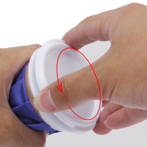 PIXNOR bolsa de hielo de 27 cm para aliviar dolores en lesiones, cuello, rodilla.