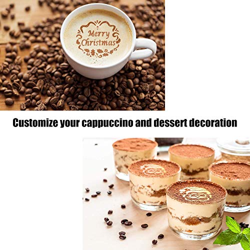 Plantillas de galletas de Navidad, 50 unidades, molde cortador de galletas, decoración de café, glaseado de galletas, tartas, cupcakes y fondant para decoración de alimentos de Navidad