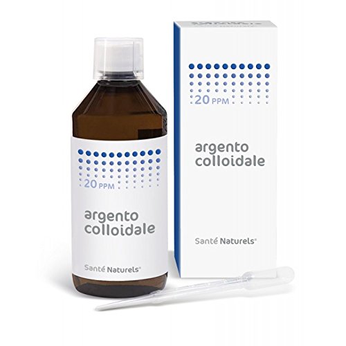 Plata Colloidale auténtica 20 ppm 500 ml.