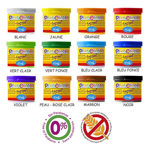 PlayColor - Juego de Pinturas de Gouache líquidas